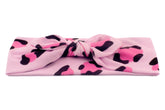 Pink Leopard Top Knot Headband from By Bella Boutique